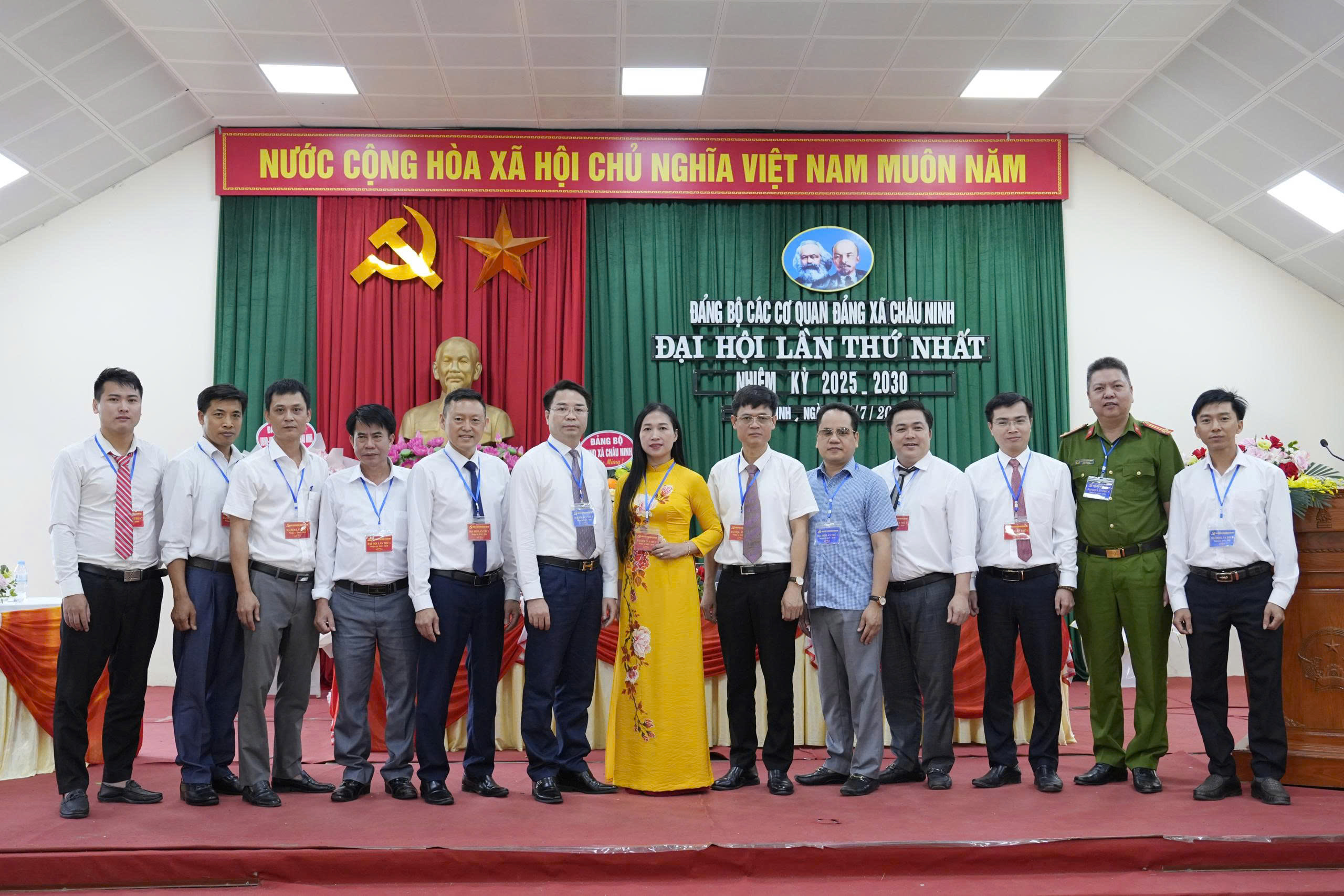 Đảng bộ Các cơ quan Đảng xã Châu Ninh tổ chức thành công Đại hội lần thứ Nhất, nhiệm kỳ 2025 - 2030