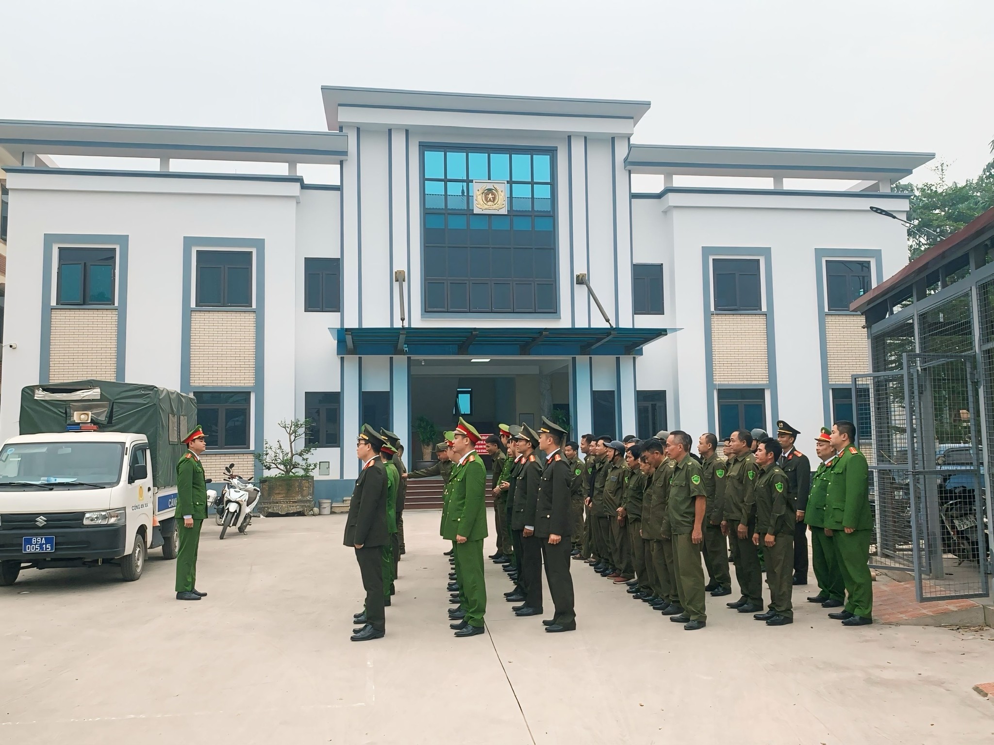 Công an xã Châu Ninh tổ chức Lễ ra quân thực hiện cao điểm tấn công, trấn áp tội phạm bảo đảm an ninh, trật tự