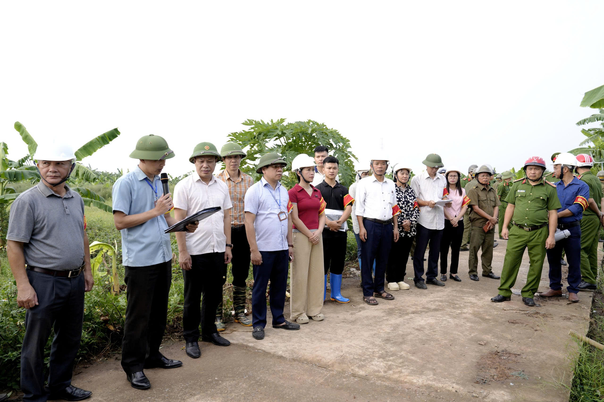 Xã Châu Ninh tổ chức Cưỡng chế kiểm đếm bắt buộc để thực hiện Dự án Khu phức hợp đô thị, du lịch sinh thái, sân golf Khoái Châu