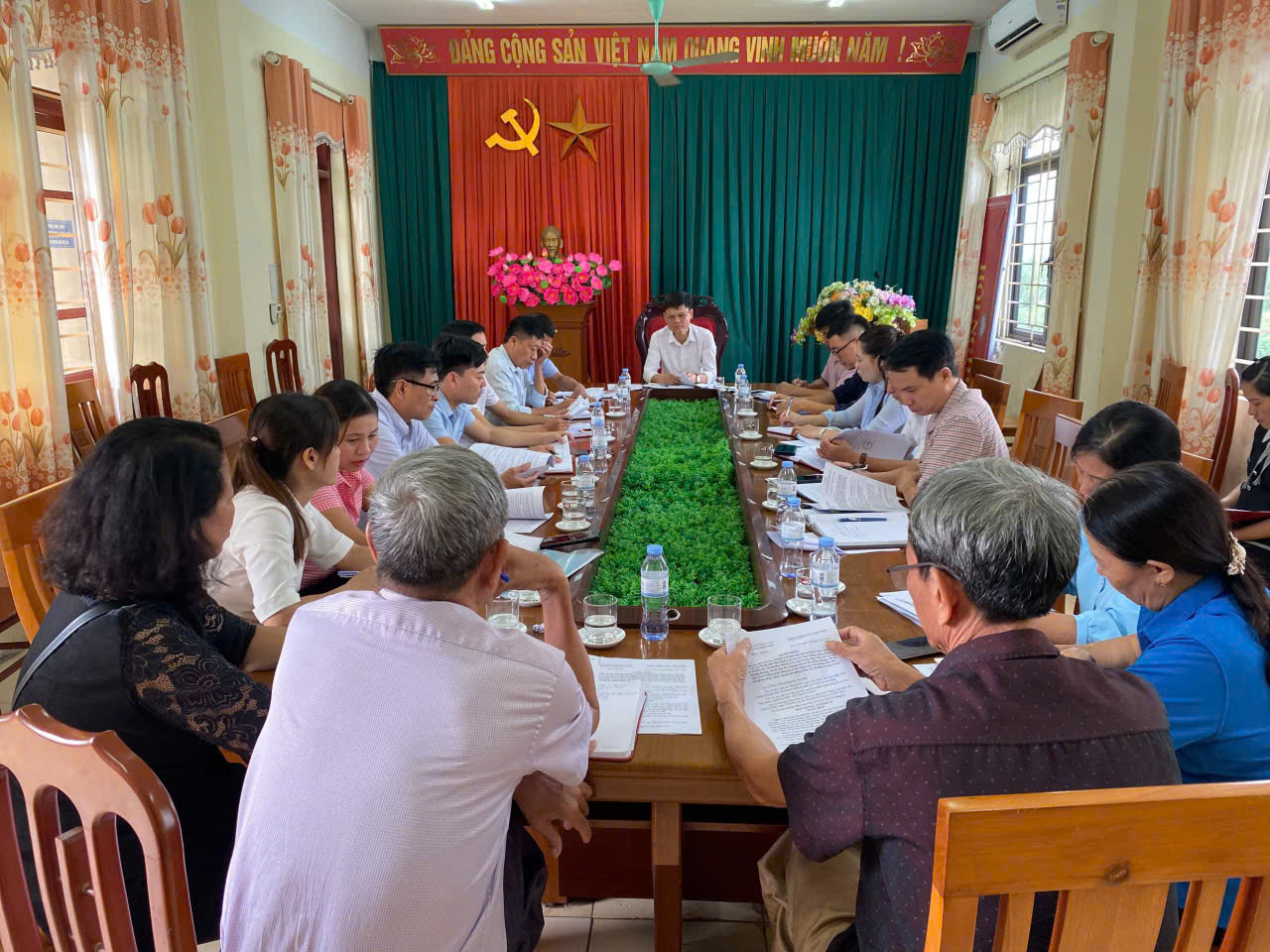 Hội nghị công bố quyết định thành lập Đoàn kiểm tra về công tác lãnh đạo, chỉ đạo việc triển khai, thực hiện mô hình “Dân vận khéo 1+10” tại 12 Chi bộ