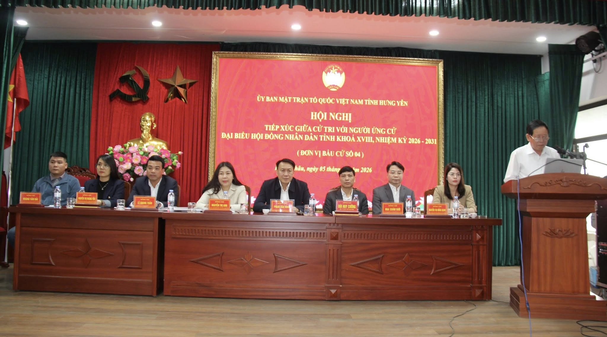 Tiếp xúc cử tri vận động bầu cử của người ứng cử đại biểu HĐND tỉnh nhiệm kỳ 2026 - 2031 tại đơn vị bầu cử số 04