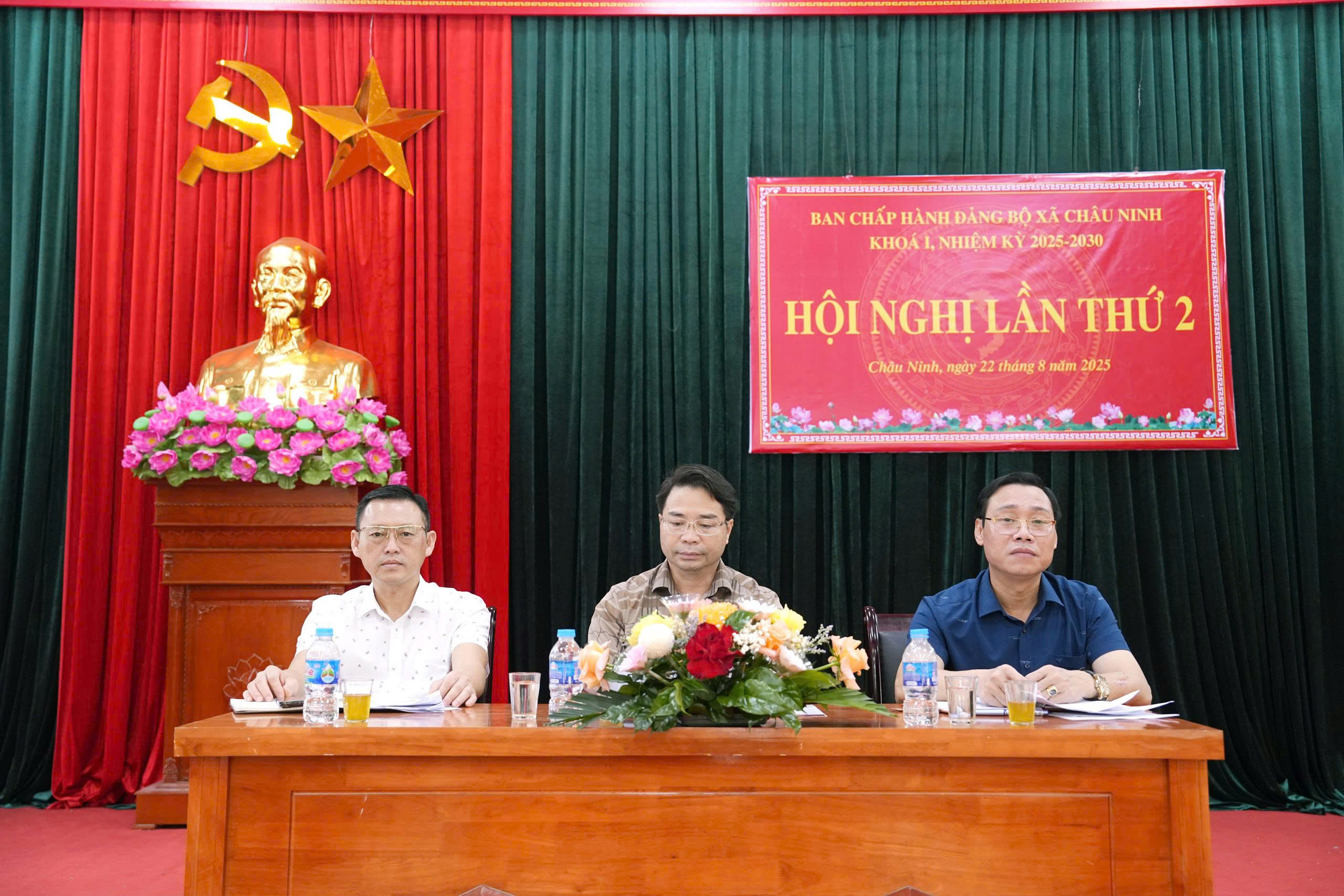 Đảng bộ xã Châu Ninh tổ chức Hội nghị Ban Chấp hành lần thứ II, nhiệm kỳ 2025 – 2030
