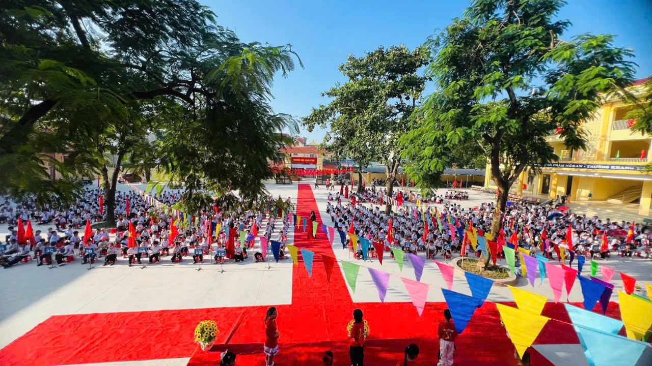 Lễ Khai giảng năm học mới 2025 – 2026 tại các trường học  trên địa bàn xã Châu Ninh