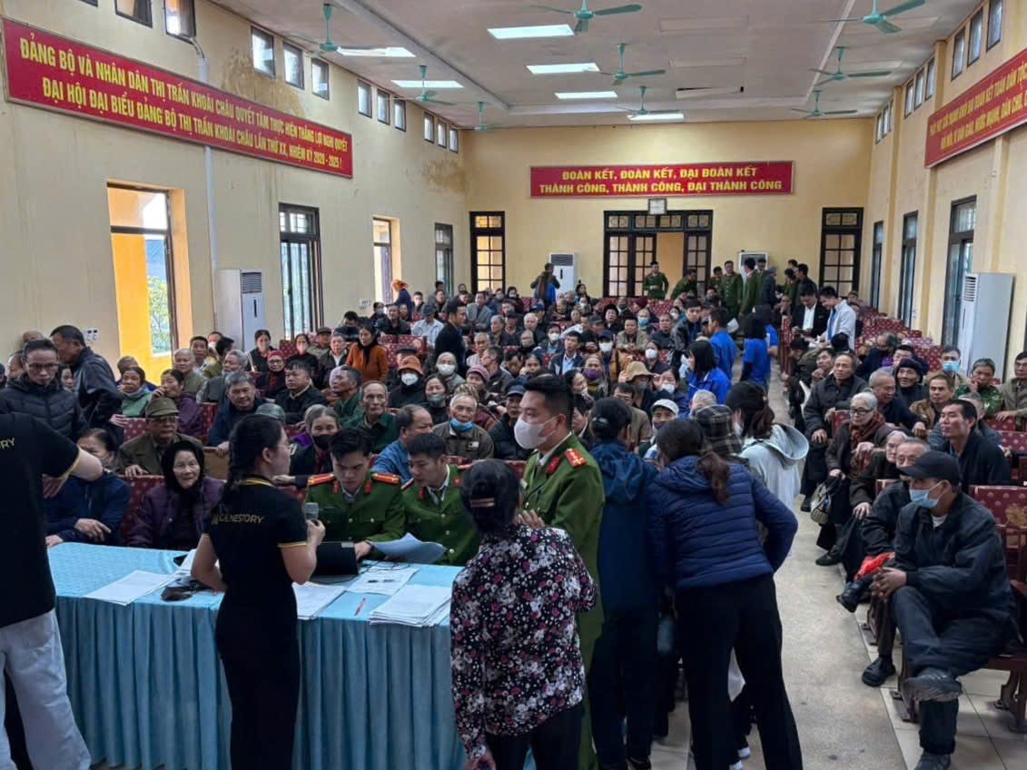 Công an xã Châu Ninh đã tổ chức triển khai đợt thu nhận mẫu ADN cho thân nhân liệt sĩ chưa xác định danh tính