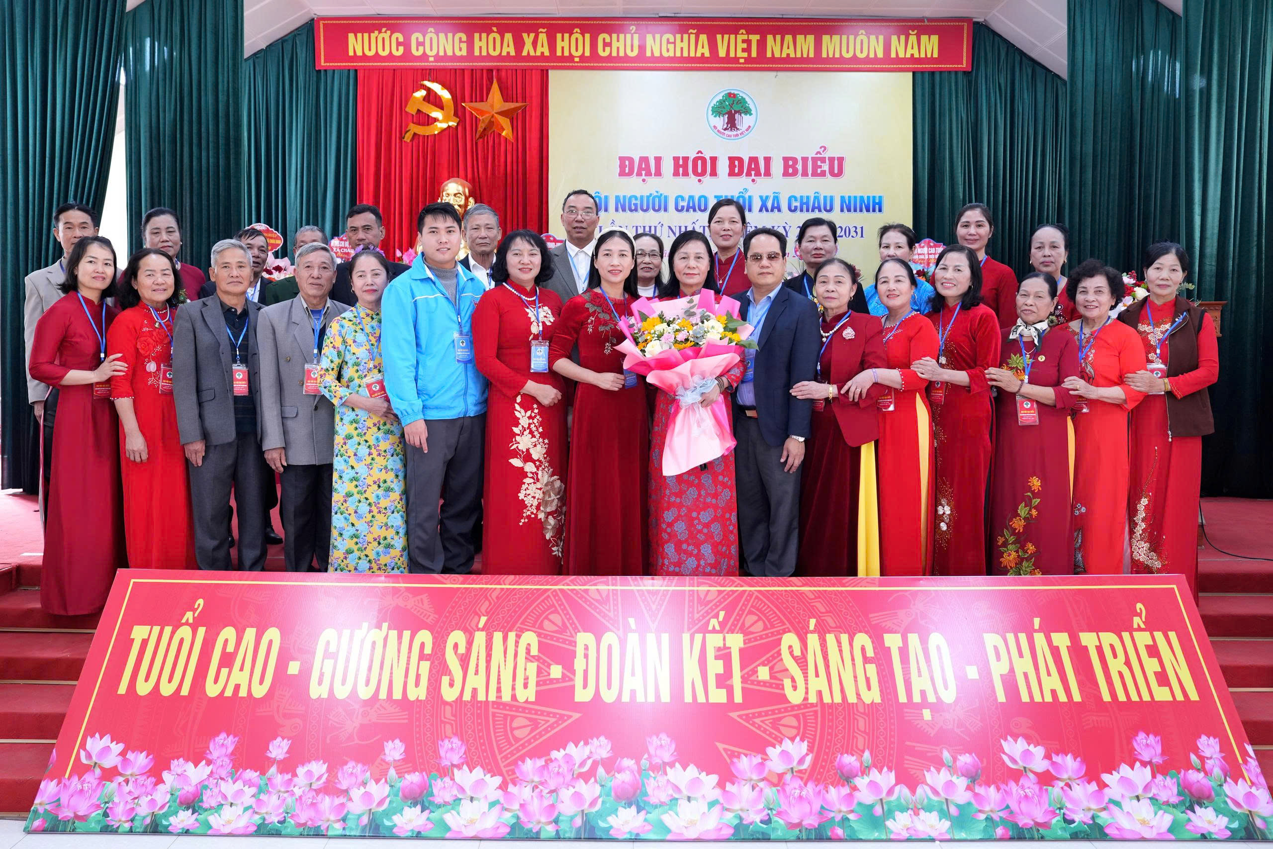 Hội Người cao tuổi xã Châu Ninh tổ chức Đại hội nhiệm kỳ 2026 - 2031