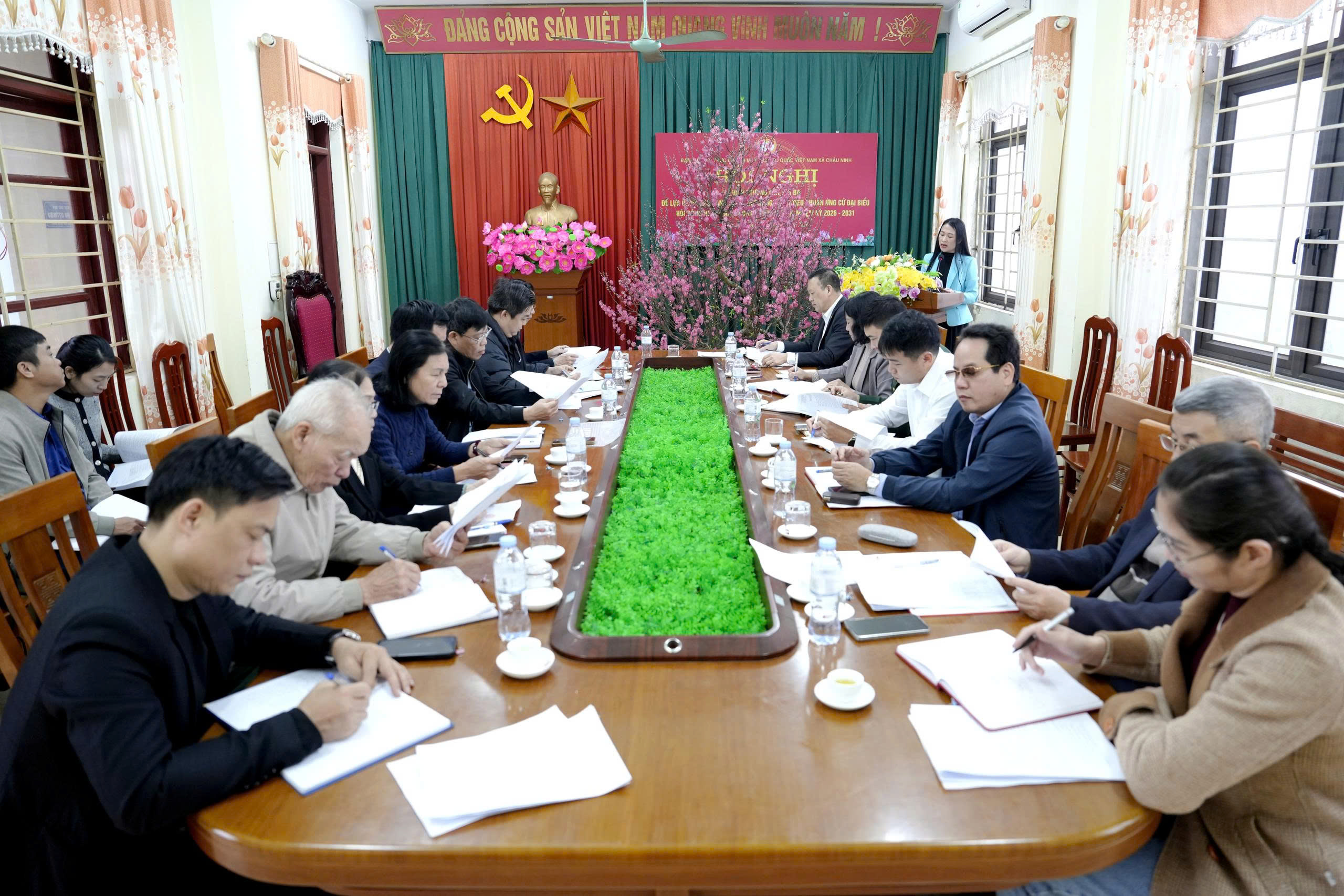 Xã Châu Ninh tổ chức hội nghị Hiệp thương lần thứ ba lập danh sách chính thức những người đủ tiêu chuẩn ứng cử đại biểu HĐND xã nhiệm kỳ 2026 – 2031