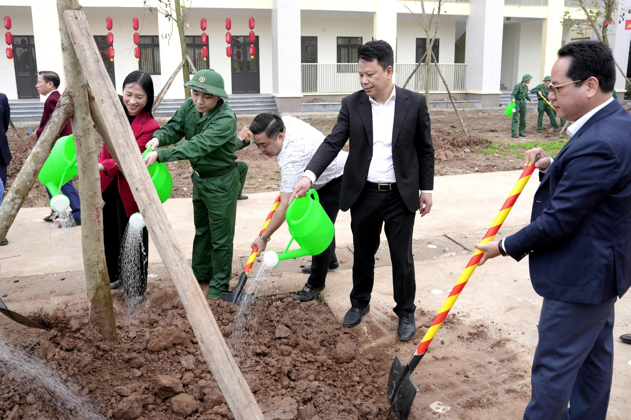 Xã Châu Ninh phát động Tết trồng cây “Đời đời nhớ ơn Bác Hồ” Xuân Bính Ngọ năm 2026