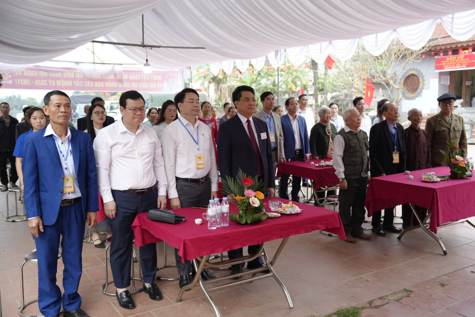 Xã Châu Ninh tổ chức Lễ khai mạc Ngày bầu cử đại biểu Quốc hội khóa XVI và đại biểu HĐND các cấp nhiệm kỳ 2026–2031