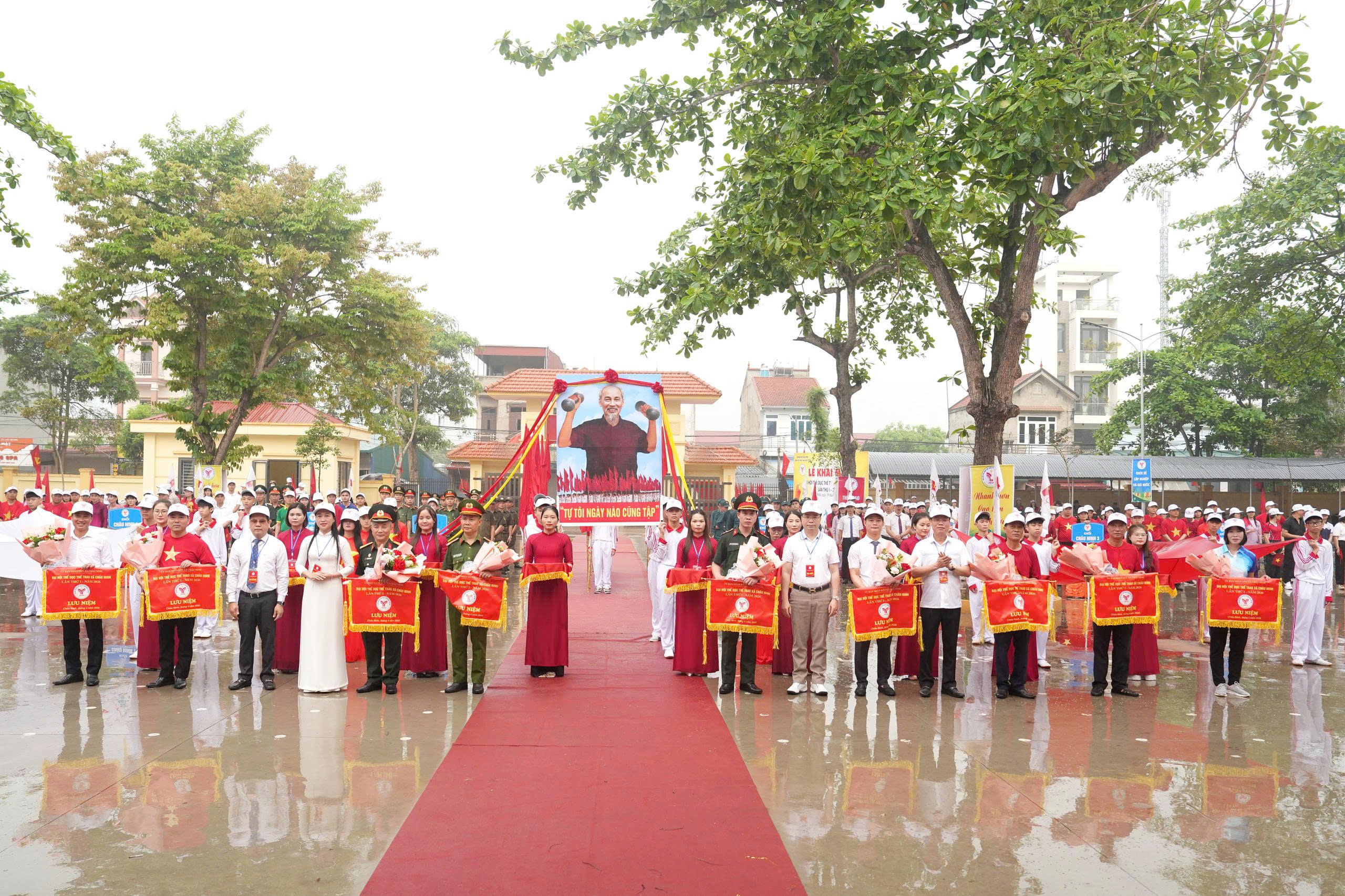 Khai mạc Đại hội Thể dục Thể thao xã Châu Ninh lần thứ I năm 2026