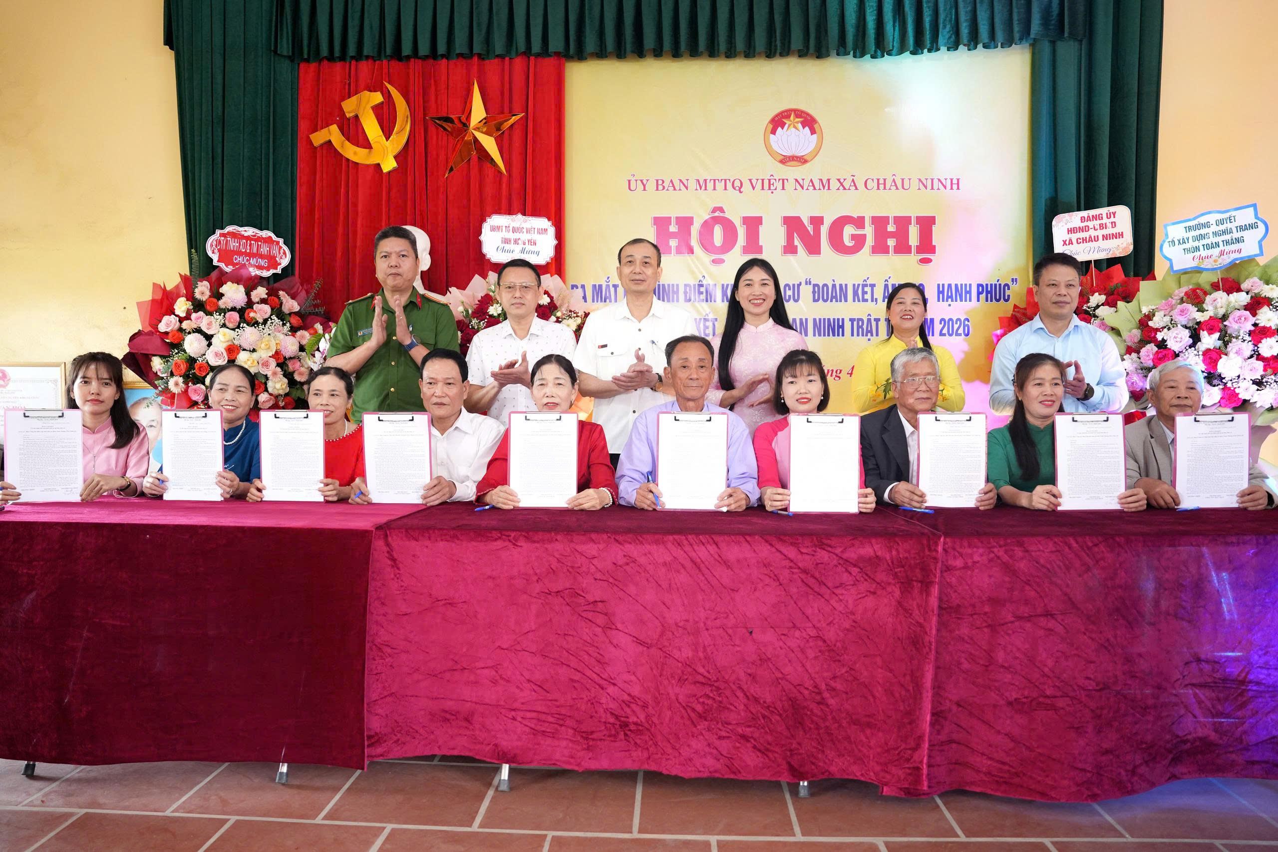 Xã Châu Ninh ra mắt mô hình khu dân cư “Đoàn kết, ấm no, hạnh phúc”