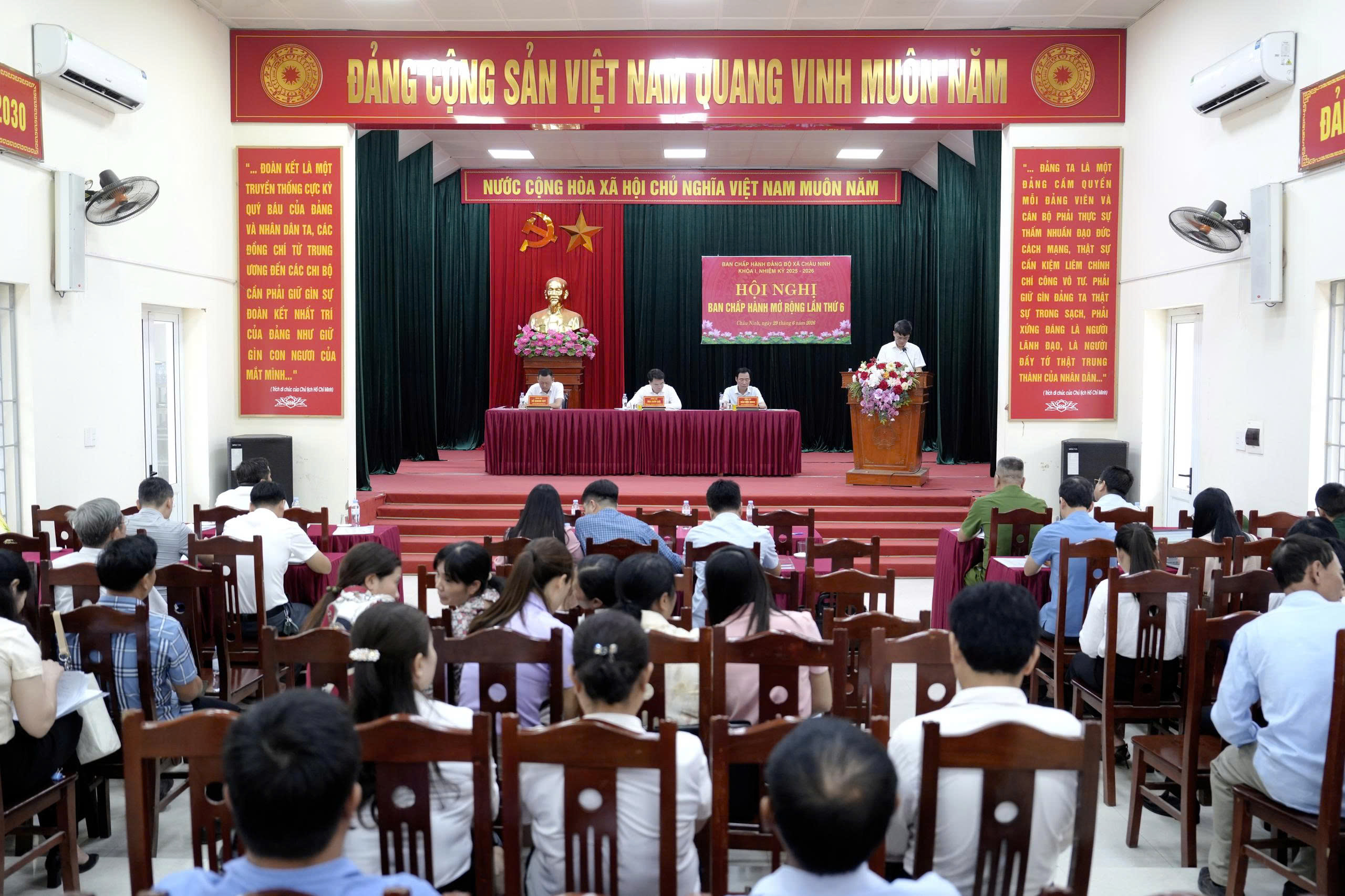 Hội nghị Ban Chấp hành Đảng bộ xã Châu Ninh (mở rộng) lần thứ VI, nhiệm kỳ 2025 – 2030