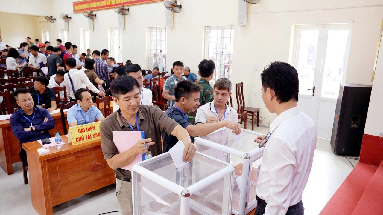 Xã Châu Ninh đấu giá 32 suất đất ở, tạo nguồn lực phát triển địa phương