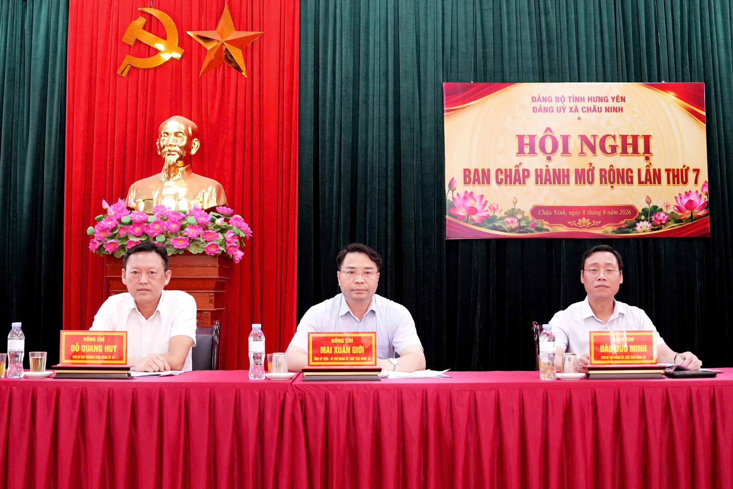 Xã Châu Ninh tổ chức Hội nghị Ban Chấp hành Đảng bộ mở rộng lần thứ 7