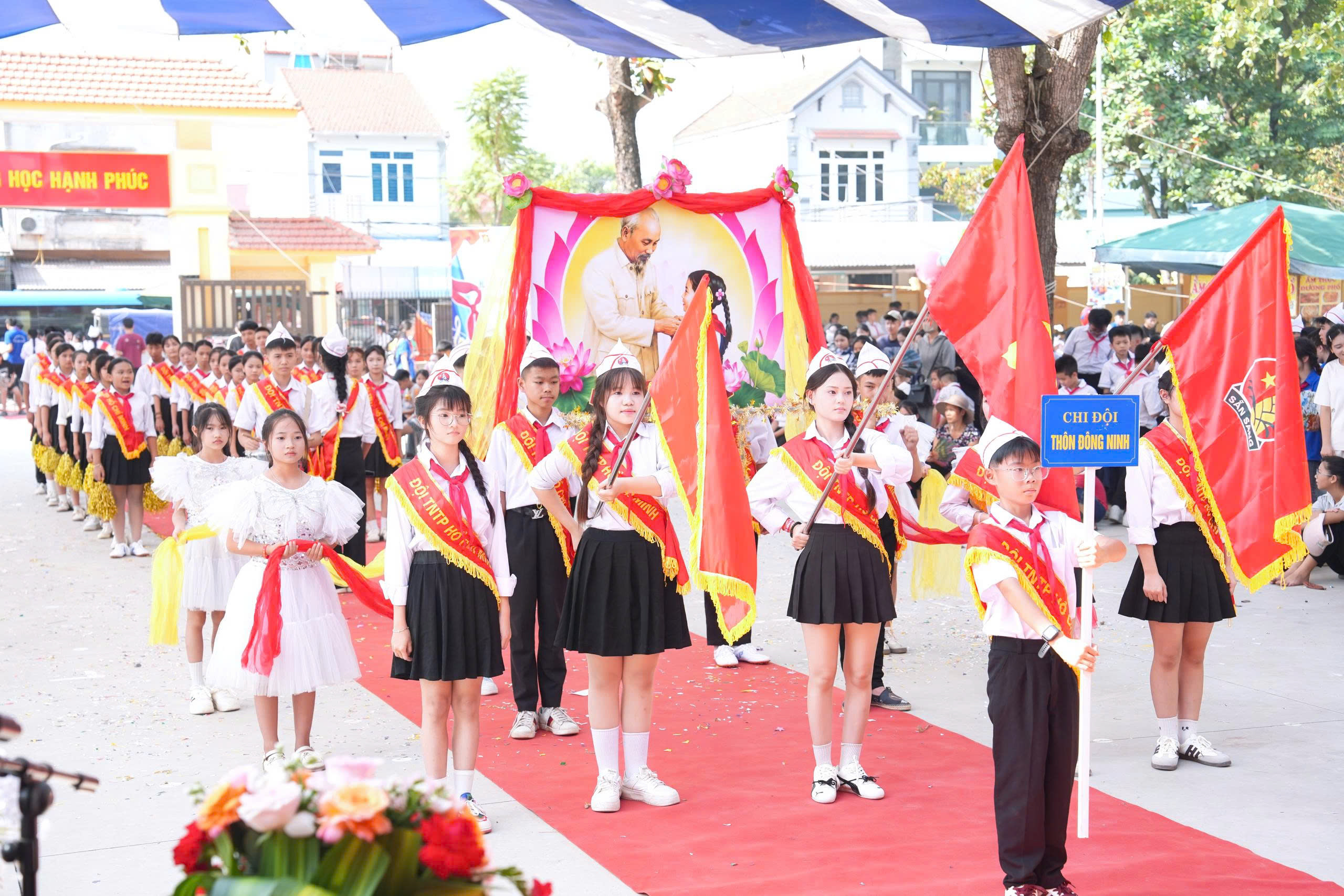 Xã Châu Ninh tổ chức Liên hoan “Giai điệu tuổi hồng”, Hội thi Nghi thức Đội và tổng kết hoạt động hè năm 2026
